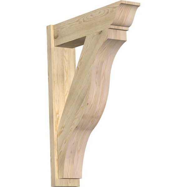 Ekena Millwork Funston Rough Sawn Traditional Outlooker, Douglas Fir, 8"W x 32"D x 44"H OUT08X32X44FST01RDF - main